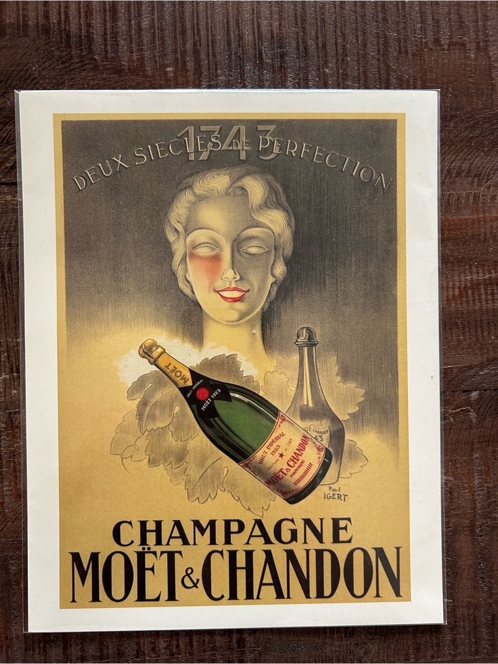 Champagne art print